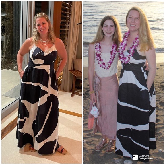 Anthropologie Feuilles The Odells Linen Maxi Dress Size XL - Picture 7 of 16